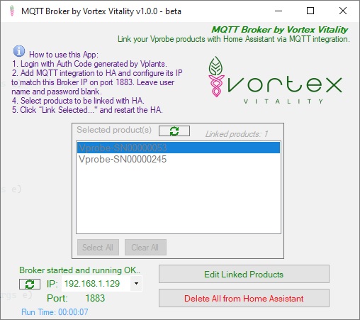 Seamless Home Assistant Integration with Vortex Vitality Vprobe
